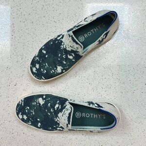 Rothy’s sea green sneakers. Size 8.